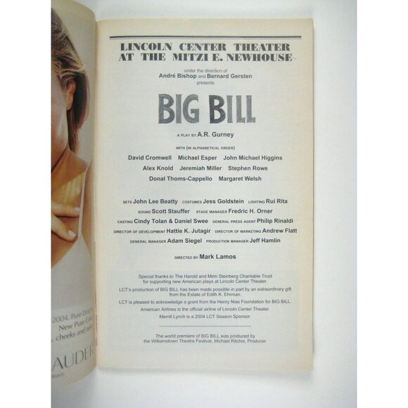 Big Bill Playbill February 2004 Lincoln Center David Cromwell Michael Esper - Picture 3 of 6